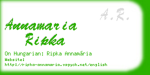 annamaria ripka business card